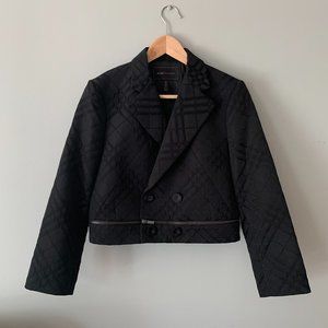 Black Cropped BCBG Blazer